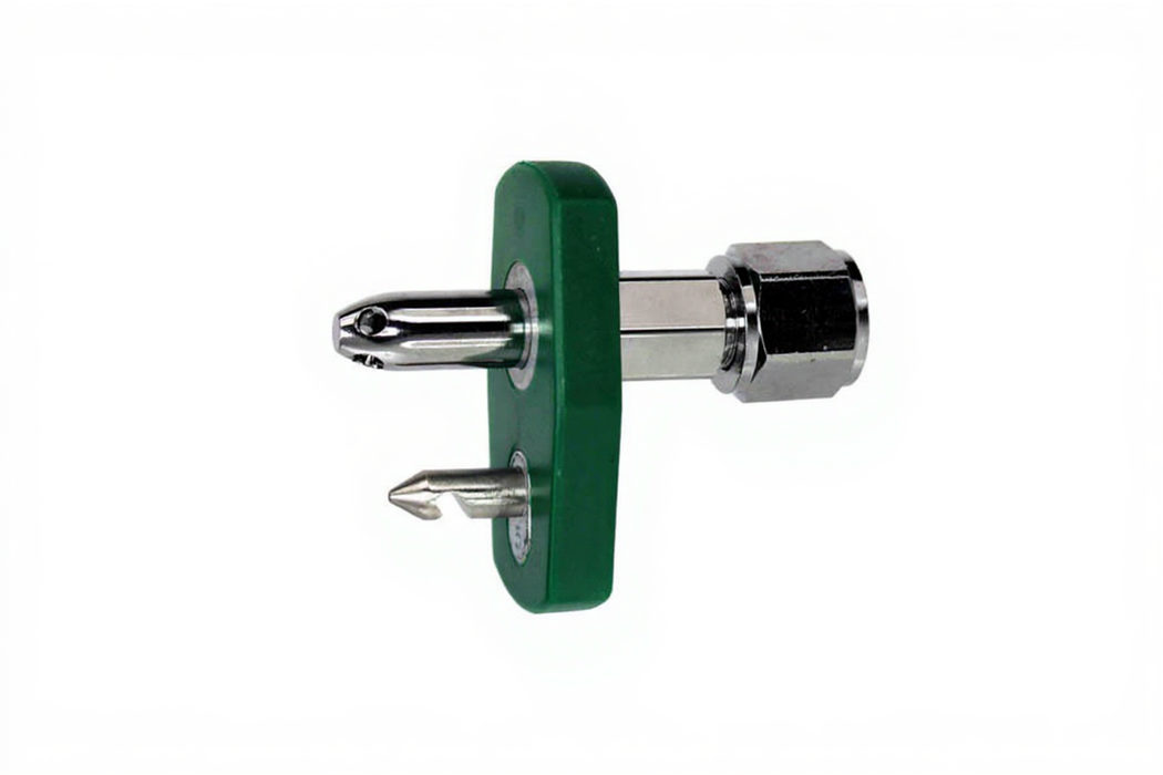 Chemetron Male QC x DISS Female Hex Nut & Nipple, O2 - Bay Corp CM-124-24