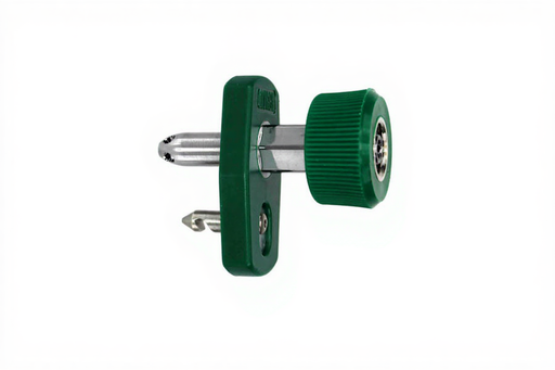 Chemetron Male QC x DISS Female HT Nut & Nipple, O2 - Bay Corp CM-124-HT