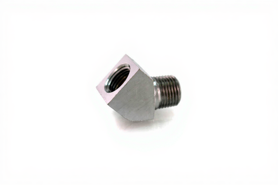 Pipe Thread 45º Elbow, 1/8" NPT Female x 1/8" NPT Male - Bay Corp EL-2M45