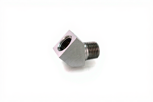 Pipe Thread 45º Elbow, 1/8" NPT Female x 1/8" NPT Male - Bay Corp EL-2M45