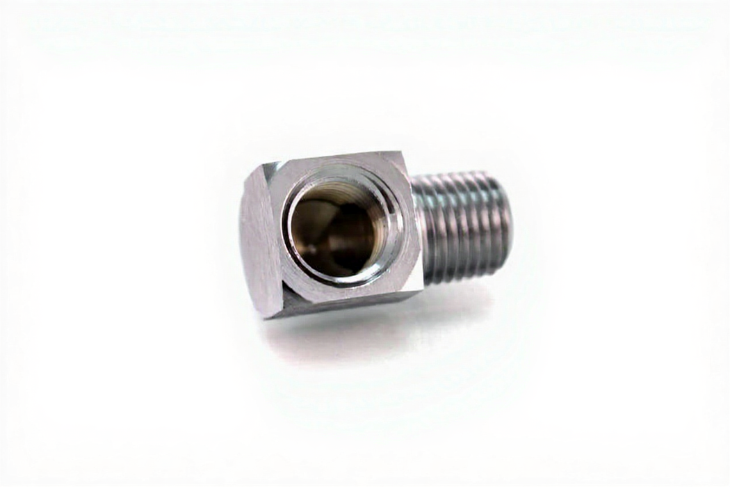 Pipe Thread 90º Street Elbow, 1/4" NPT Female x 1/4" NPT Male - Bay Corp EL-44M