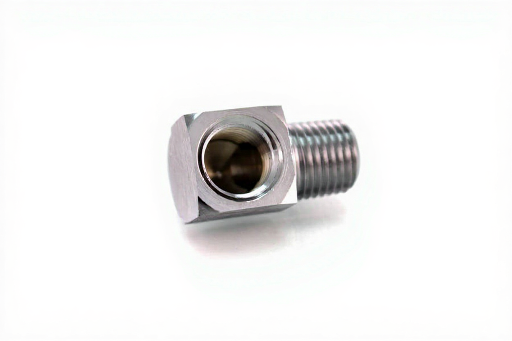 Pipe Thread 90º Street Elbow, 1/4" NPT Female x 1/4" NPT Male - Bay Corp EL-44M