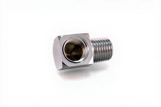 Pipe Thread 90º Street Elbow, 1/4" NPT Female x 1/4" NPT Male - Bay Corp EL-44M