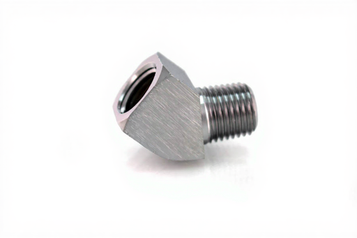Pipe Thread 45º Elbow, 1/4" NPT Female x 1/4" NPT Male - Bay Corp EL-4M45