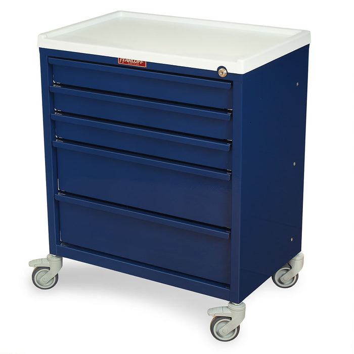 Five Drawer Economy Treatment Cart - Harloff ETC-5