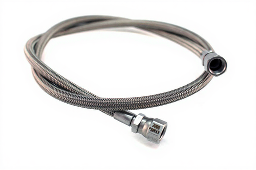 Flexible SS Pigtail, 36", 1/4" SAE Flare x 1/4" SAE Flare for Insufflator, CO2 - Bay Corp FP-123