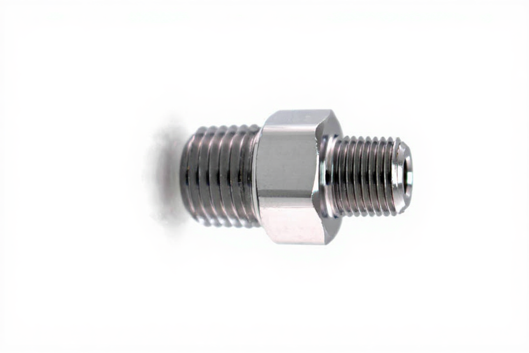 1/4" NPT Male x 1/8" NPT Male Hex Nipple - Bay Corp HN-42