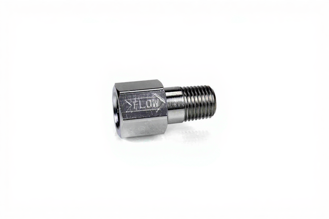 CV 1/4" NPT Female Inlet x 1/4" NPT Male Outlet, Adaptor w/ Nitrile O-ring - Bay Corp HP-44CV
