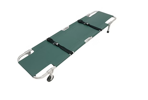 Junkin Safety JSA-602, Wheeled Folding Emergency Stretcher, Steel Frame