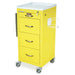 M-Series Cart - Mini Width Tall Cabinet with 30" of Vertical Drawer Space - Harloff M3DS1830K04-PPE - 2