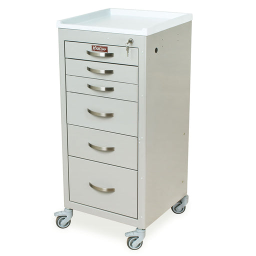 M-Series Cart - Mini Width Tall Cabinet with 30" of Vertical Drawer Space - Harloff M3DS1830K06