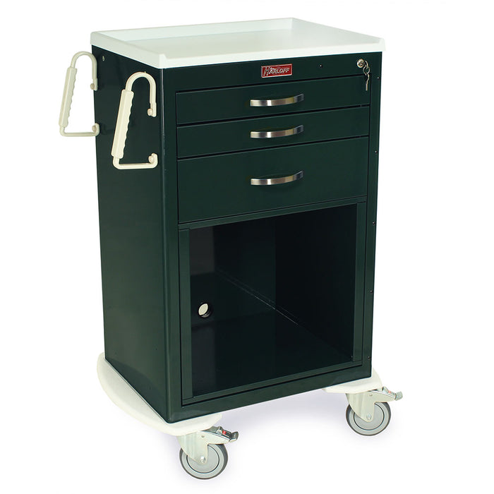 M-Series Cart - Medium Width Tall Cabinet With 30" of Vertical Drawer Space - Harloff MDS2430K05