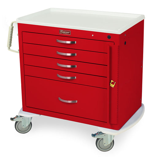 M-Series Cart - Standard Size XShort Cabinet With 21" of Vertical Drawer Space - Harloff MDS3021B15