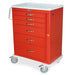 M-Series Cart - Standard Width Tall Cabinet with 30" of Vertical Drawer Space - Harloff MDS3030B06 - 1