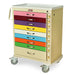 9 Drawer Pediatric Cart (Tall Cabinet) with 8-3" and 1-6" Drawers. 9 Separated - Harloff MDS3030B09PED - 2