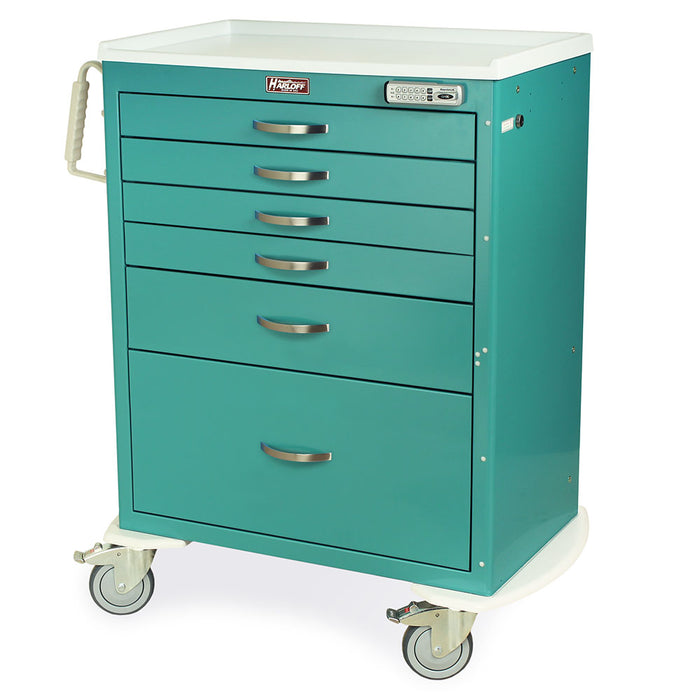 M-Series Cart - Standard Width Tall Cabinet with 30" of Vertical Drawer Space - Harloff MDS3030E16