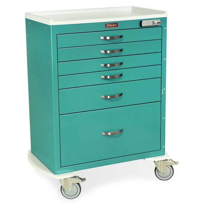 M-Series Cart - Standard Width Tall Cabinet with 30" of Vertical Drawer Space - Harloff MDS3030E16