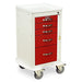 A-Series Aluminum Cart - Mini Width Short Cabinet with 24" of Vertical Drawer Space - Harloff MPA1824B05 - 1