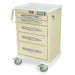 A-Series Aluminum Cart - Medium Width Medium Height Cabinet with 27" of Vertical Drawer Space - Harloff MPA2427E05 - 1