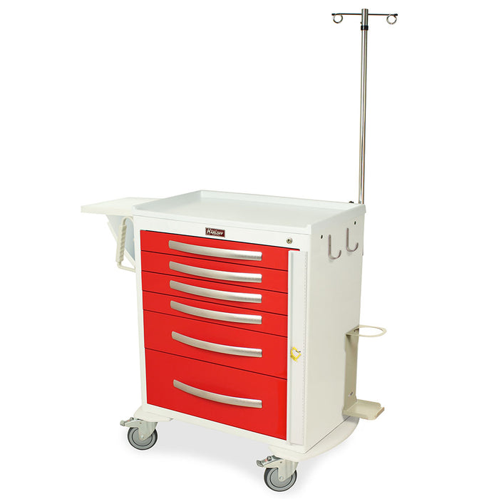 A-Series Aluminum Cart - Standard Width Medium Height Cabinet with 27" of Vertical Drawer Space - Harloff MPA3027B06