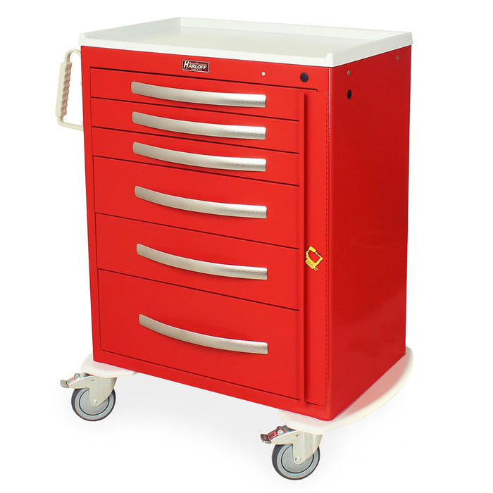 A-Series Aluminum Cart - Standard Width Tall Cabinet with 30" of Vertical Drawer Space - Harloff MPA3030B06