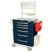 A-Series Aluminum Cart - Standard Width Tall Cabinet with 30" of Vertical Drawer Space - Harloff MPA3030E06 - 1