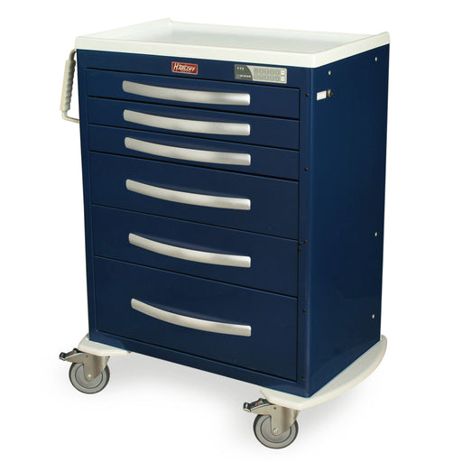 A-Series Aluminum Cart - Standard Width Tall Cabinet with 30" of Vertical Drawer Space - Harloff MPA3030EKC06