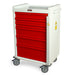 MR-Conditional 6 Drawer Emergency Cart with Breakaway Lock; 100 Breakaway Seals - Harloff MR6B - 1