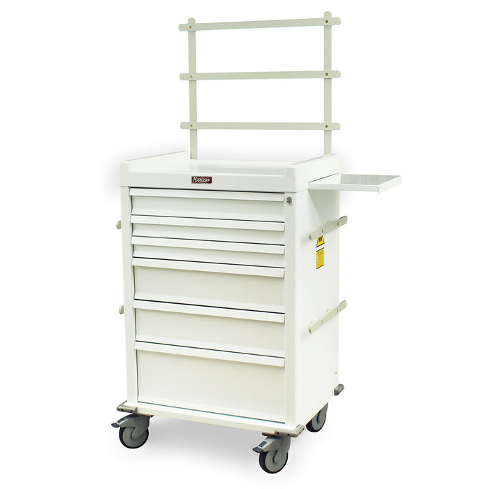 MR-Conditional 6 Drawer Anesthesia Cart - Harloff MR6K-MAN