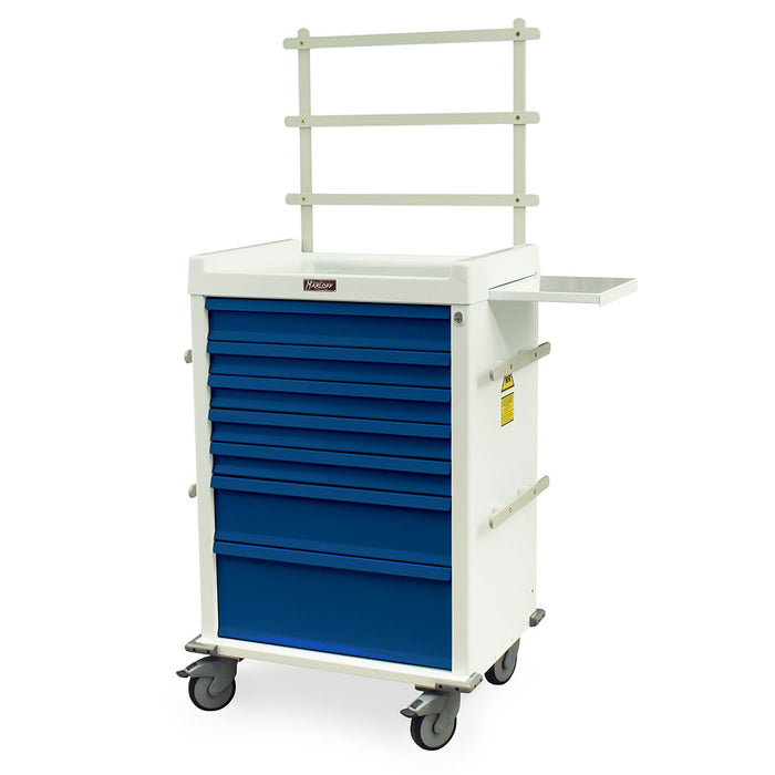 MR-Conditional 7 Drawer Anesthesia Cart - Harloff MR7K-MAN