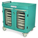 Double Column Half Height Mobile Cabinet  with Key Locking door with tempered glass window insert - Harloff MSPM42-00GK - 4