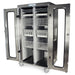 Stainless Steel Double Column Mobile Cabinet - Harloff MSSM82-00GK - 3