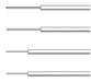 Needle Electrode (Micro) .25mm diameter x 8mm x 12cm 5/Box - Cooper Surgical N2512 - 1