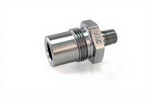 NIST (European) Socket x 1/8" NPT Male, VAC - Bay Corp NIST-122-2