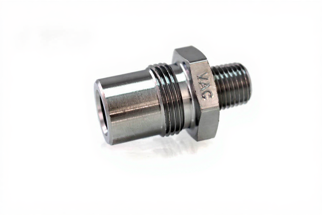 NIST (European) Socket x 1/4" NPT Male, VAC - Bay Corp NIST-122-4