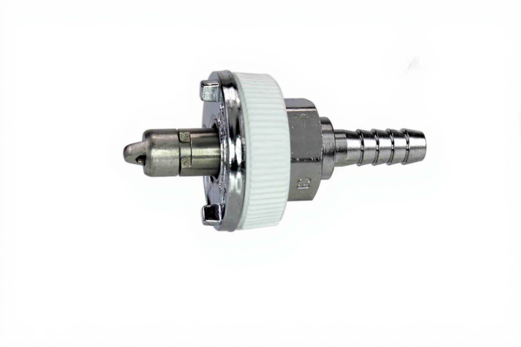 Ohmeda Male QC x 1/4" HB (Black & White-ISO), Med Air - Bay Corp OH-116-17C