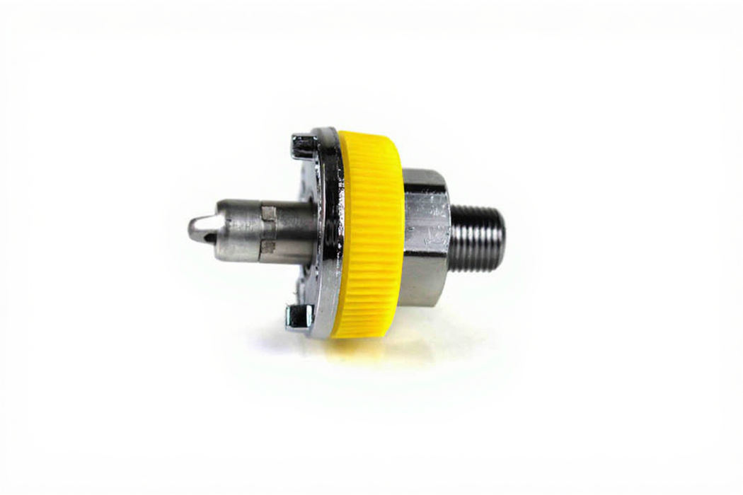 Ohmeda Male QC x 1/8" NPT Male (Yellow-ISO), VAC - Bay Corp OH-122-2C