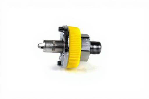 Ohmeda Male QC x 1/8" NPT Male (Yellow-ISO), VAC - Bay Corp OH-122-2C