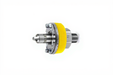 Ohmeda Male QC x 1/8" NPT Male (Yellow-ISO), VAC - Bay Corp OH-122-2C - 2