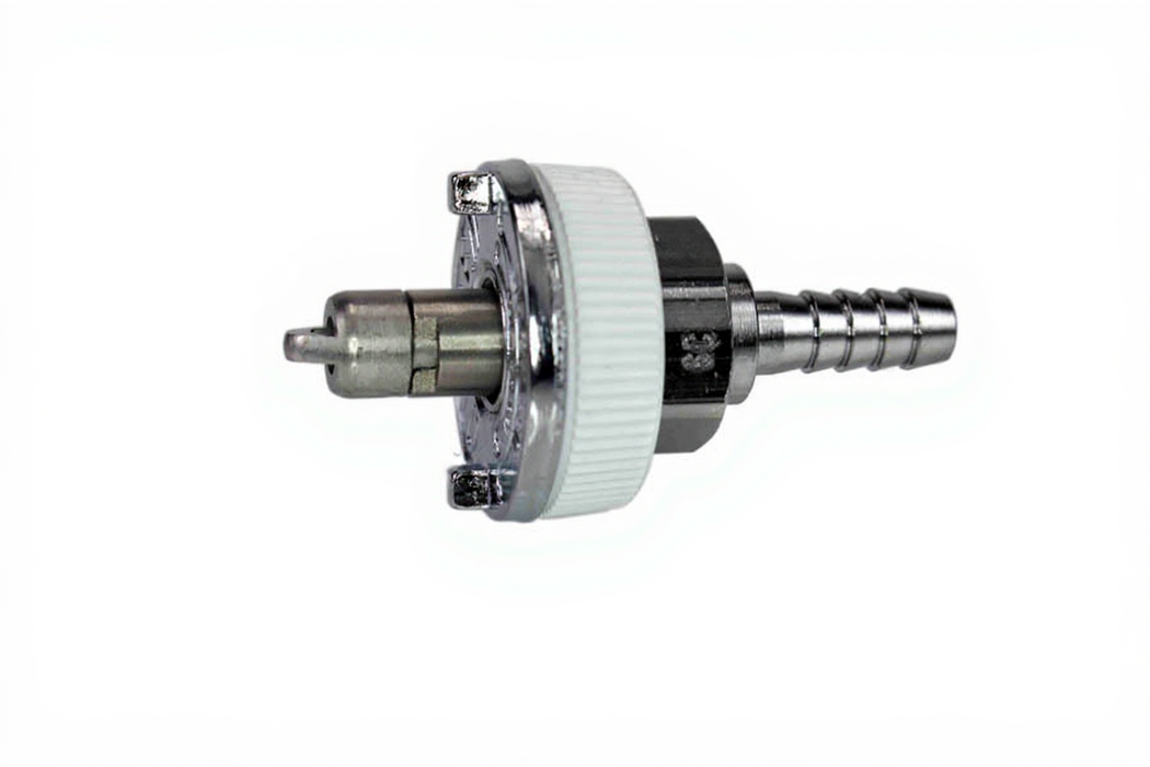 Ohmeda Male QC x 1/4" HB (White-ISO), O2 - Bay Corp OH-124-17C