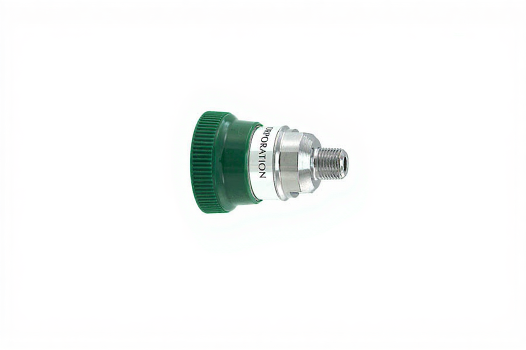 Ohmeda Female Coupler, 1/8" NPT Male, O2 - Bay Corp OHF-24-2