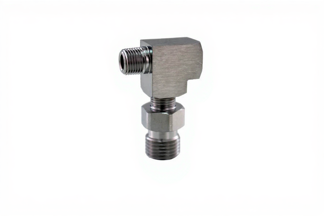 PTO, 1/8" NPT Female Inlet x DISS DC, 1/8" NPT Male Outlets, O2 - Bay Corp P-24