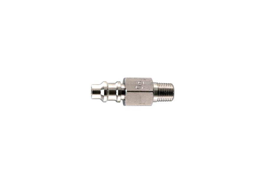 Puritan Male QC x 1/8" NPT Male, O2 - Bay Corp PQ-124-2