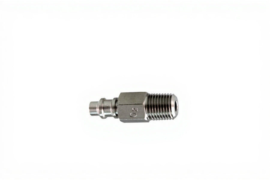 Puritan Male QC x 1/4" NPT Male, O2 - Bay Corp PQ-124-4