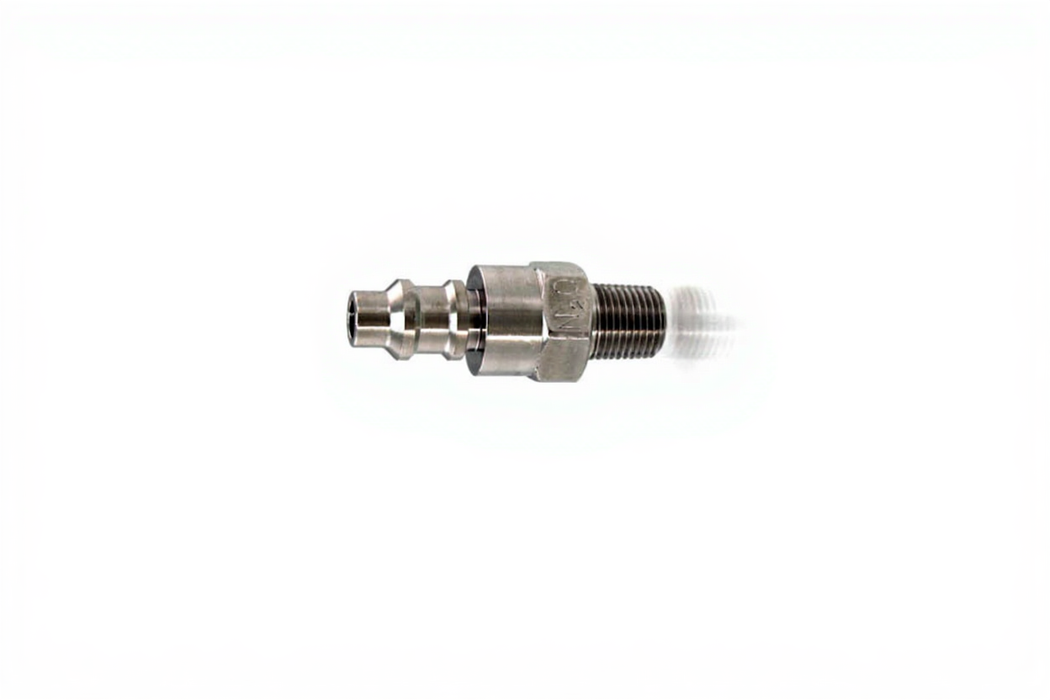 Puritan Male QC x 1/8" NPT Male, N2O - Bay Corp PQ-104-2