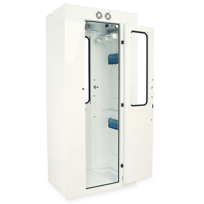 Sure-Dry Heat Sealed Powder Coated Pass Through Steel Scope Drying Cabinet - Harloff SC80WTDRDP-10-DSS2305