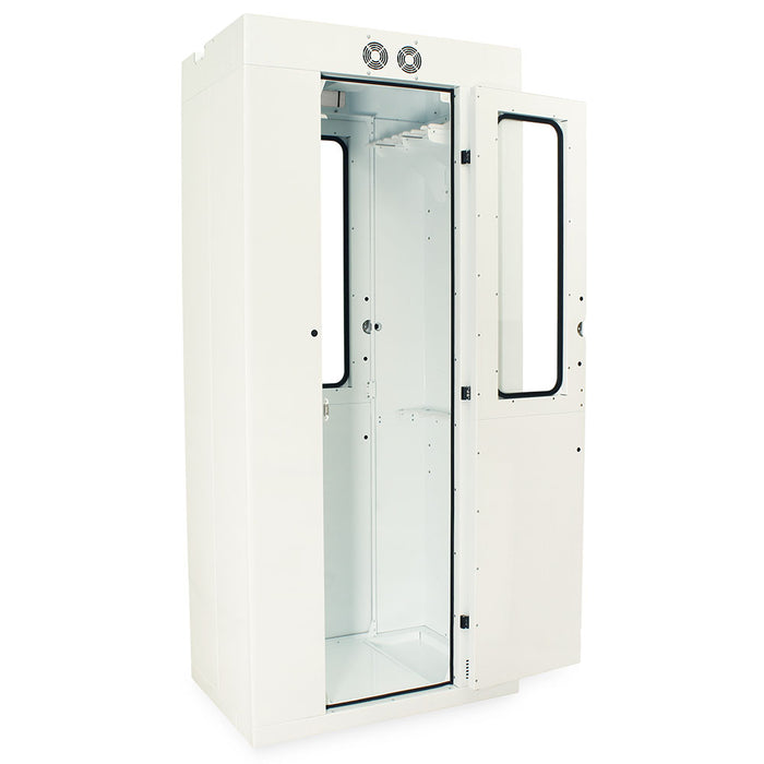 Sure-Dry Heat Sealed Powder Coated Pass Through Steel Scope Drying Cabinet - Harloff SC80WTDRDP-10