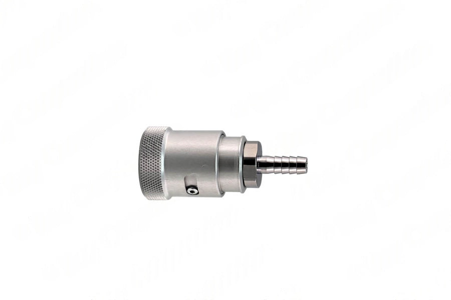 Schrader Female Coupler x 1/4" HB, Med Air - Bay Corp SCF-16-17