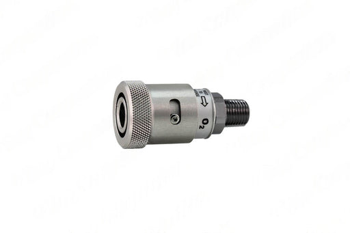 Schrader Female Coupler x 1/4" NPT Male, O2 - Bay Corp SCF-24-4