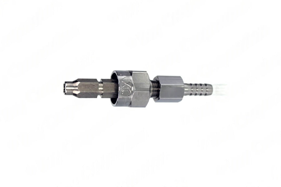 Schrader Non-Swivel Male QC x 1/4" HB, O2 - Bay Corp SCH-124-17